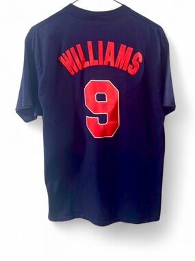 VTG Y2K Men’s MLB Boston Red Sox Ted Williams 9 Graphic T-shirt Size Large